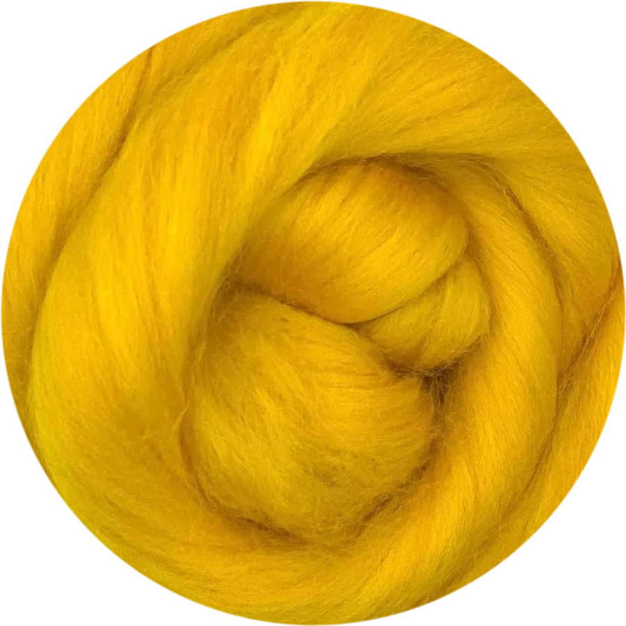 Buttercup Corriedale wool roving