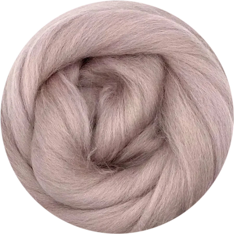 Mink Corriedale wool roving
