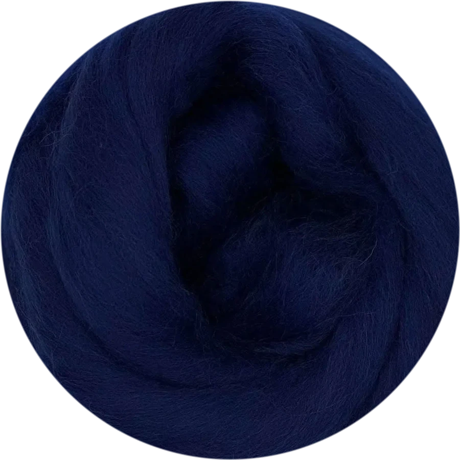 Tanzanite Corriedale wool roving